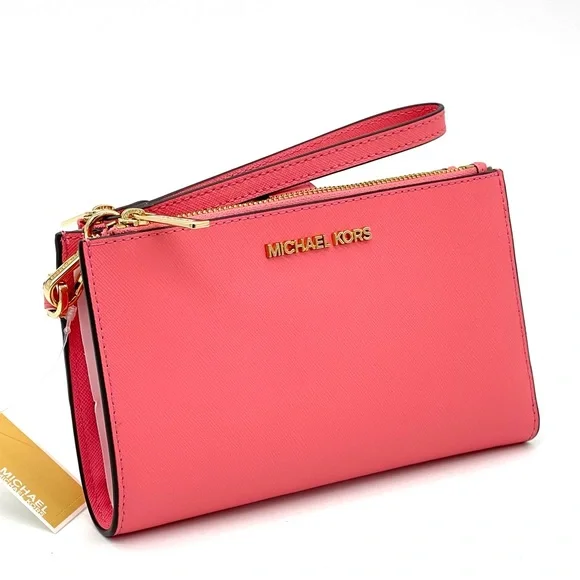 Michael Kors Large Double Zip Wallet Wristlet - Picture 2 of 7